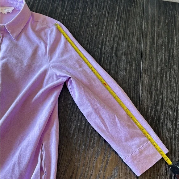 Tuckernuck Pomander Place Lavender Oxford Harris Button Up Dress, Size XL - Picture 10 of 15